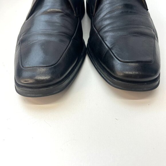 Bruno Magli Bishop Ranuncolo Lace Up Leather Loafer Men's 11.5M Black Color - Picture 4 of 12